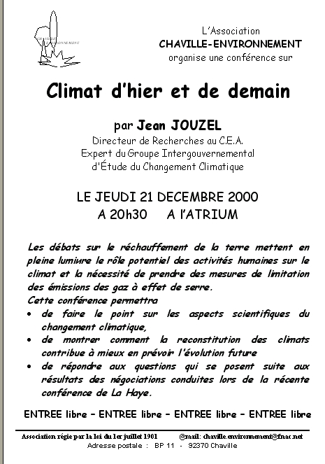 You are currently viewing En 2000, Jean Jouzel