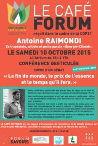 Lire la suite à propos de l’article en 2015 Antoine Raimondi