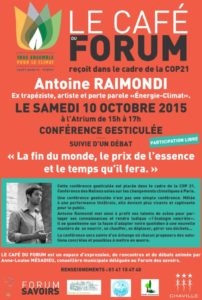 Lire la suite à propos de l’article en 2015 Antoine Raimondi